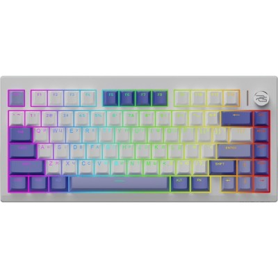 Бездротова клавіатура Proove Gaming Raster (Ukraine Layout) white/purple