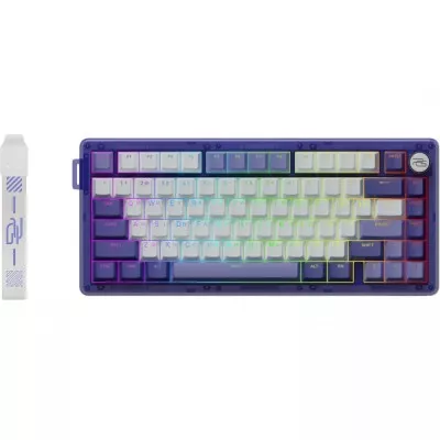 Бездротова клавіатура Proove Gaming T-Racer (Ukraine Layout) purple/white