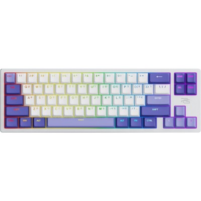 Дротова магнітна клавіатура Proove Gaming Aress (Ukraine Layout) white/purple