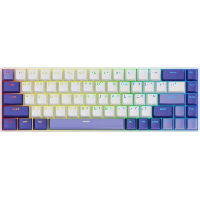 Дротова магнітна клавіатура Proove Gaming Cyrex (Ukraine Layout) white/purple