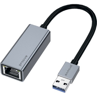 Перехідник OTG Proove Extension RJ 45 to USB (RJEX00102001) silver