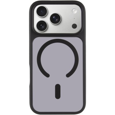 TPU+PC чохол Metal Buttons with Magnetic Fit для Apple iPhone 18 Pro / 17 Pro (6.3") Чорний / Black
