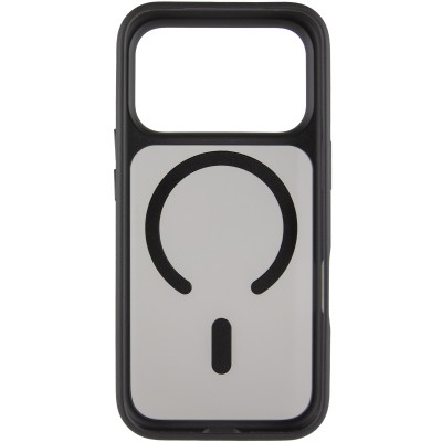 TPU+PC чохол Metal Buttons with Magnetic Fit для Apple iPhone 18 Pro / 17 Pro (6.3") Чорний / Black
