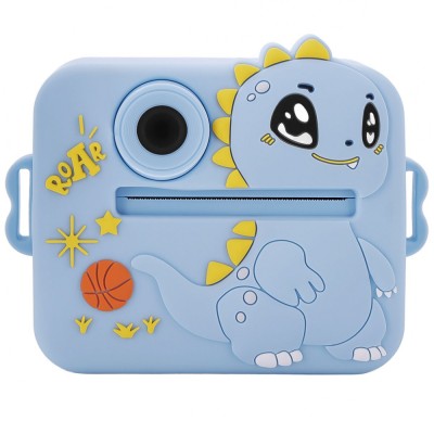 Дитяча фотокамера моментального друку DinoSnap blue