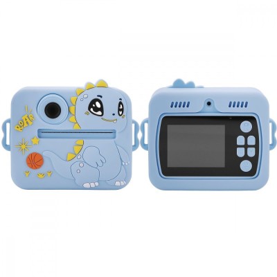 Дитяча фотокамера моментального друку DinoSnap blue