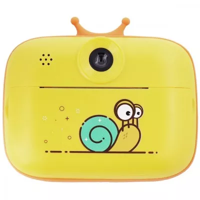 Дитяча фотокамера моментального друку SnailSnap yellow