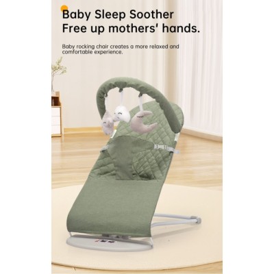 Дитячий шезлонг Kidilo Baby Shaking chair DKL-1108 (beige)