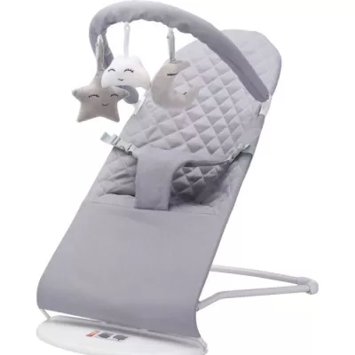 Дитячий шезлонг Kidilo Baby Shaking chair DKL-1108 (grey)