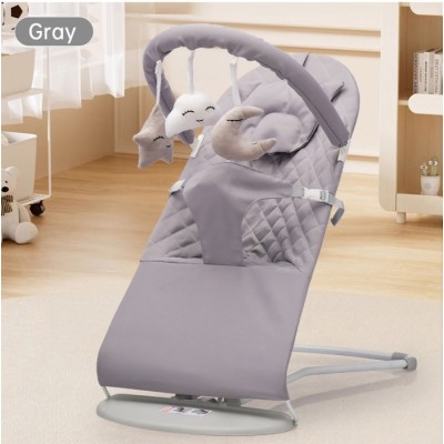Дитячий шезлонг Kidilo Baby Shaking chair DKL-1108 (grey)