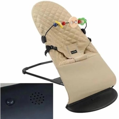 Дитячий шезлонг Kidilo Shaking chair DKL-601 Beige