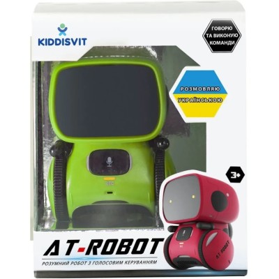 Інтерактивний робот AT-Robot із голосовим керуванням Зелений (AT001-02-UKR)