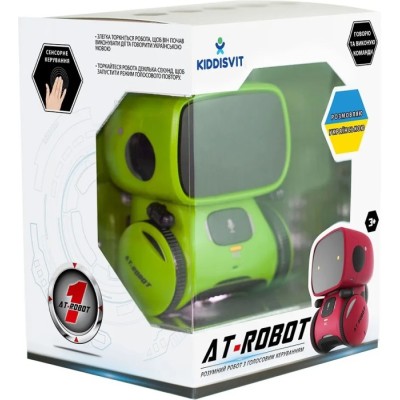Інтерактивний робот AT-Robot із голосовим керуванням Зелений (AT001-02-UKR)
