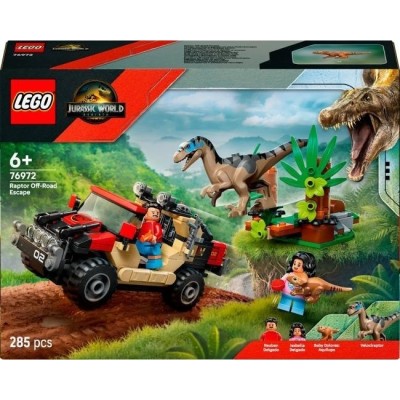 Конструктор LEGO Jurassic World Втеча по бездоріжжю від раптора (76972)