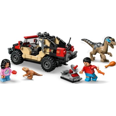 Конструктор LEGO Jurassic World Втеча по бездоріжжю від раптора (76972)