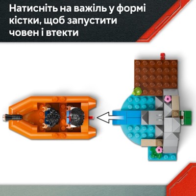 Конструктор LEGO Jurassic World Втеча річкою від тиранозавра (76975)