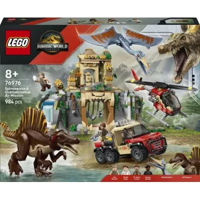 Конструктор LEGO Jurassic World Повітряна місія зі спинозавром і кетцалькоатлем (76976)