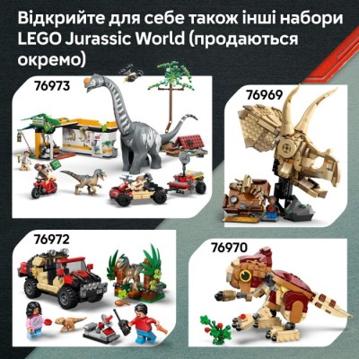 Конструктор LEGO Jurassic World Повітряна місія зі спинозавром і кетцалькоатлем (76976)