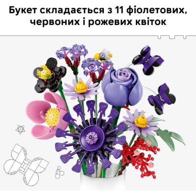 Конструктор LEGO® Botanicals Букет квітів Олівії Родріґо (11507)