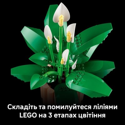 Конструктор LEGO® Botanicals Спатифілум (11504)