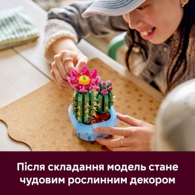 Конструктор LEGO® Botanicals Цвітіння кактуса (11509)