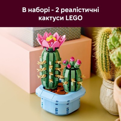 Конструктор LEGO® Botanicals Цвітіння кактуса (11509)
