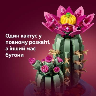 Конструктор LEGO® Botanicals Цвітіння кактуса (11509)
