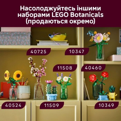 Конструктор LEGO® Botanicals Цвітіння кактуса (11509)