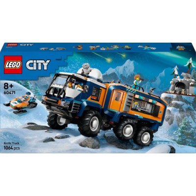 Конструктор LEGO® City Арктична дослідницька вантажівка з науковою лабораторією (60471)