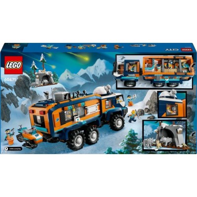 Конструктор LEGO® City Арктична дослідницька вантажівка з науковою лабораторією (60471)