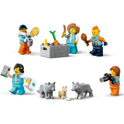 Конструктор LEGO® City Арктична дослідницька вантажівка з науковою лабораторією (60471)