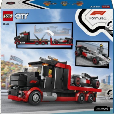 Конструктор LEGO® City Вантажівка для демонстрації F1® із перегоновим автомобілем Audi F1® (60493)