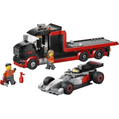 Конструктор LEGO® City Вантажівка для демонстрації F1® із перегоновим автомобілем Audi F1® (60493)