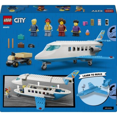 Конструктор LEGO® City Пасажирський літак (60492)