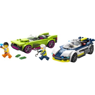 Конструктор LEGO® City Переслідування маслкара на поліцейському автомобілі (60415)