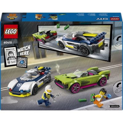 Конструктор LEGO® City Переслідування маслкара на поліцейському автомобілі (60415)