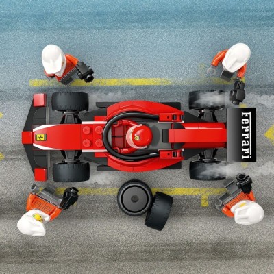 Конструктор LEGO® City Піт-стоп і піт-екіпаж F1 з болідом Ferrari (60443)