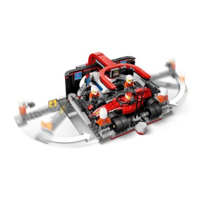 Конструктор LEGO® City Піт-стоп і піт-екіпаж F1 з болідом Ferrari (60443)