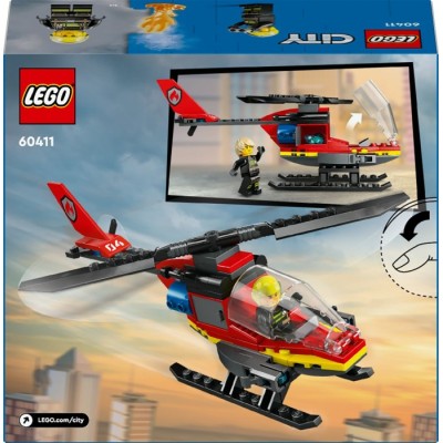 Конструктор LEGO® City Пожежний рятувальний гелікоптер (60411)