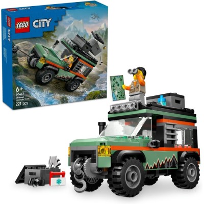 Конструктор LEGO® City Позашляхова гірська вантажівка 4x4 (60447)