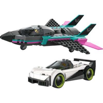 Конструктор LEGO® City Реактивний літак проти автомобіля (60489)