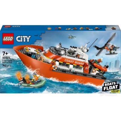 Конструктор LEGO® City Рятувальний катер і гелікоптер берегової охорони (60504)