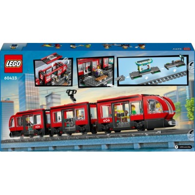 Конструктор LEGO® City Трамвай і вокзал у центрі міста (60423)