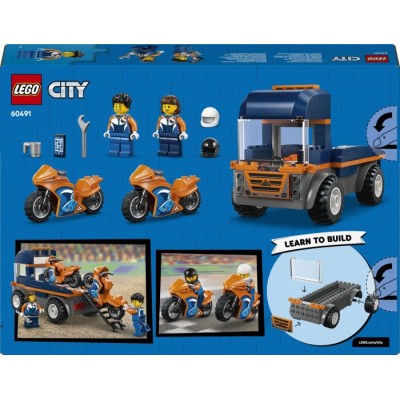 Конструктор LEGO® City Транспортер мотоциклів (60491)