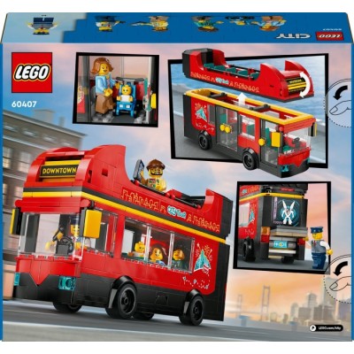Конструктор LEGO® City Червоний двоповерховий екскурсійний автобус (60407)