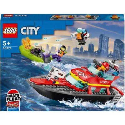 Конструктор LEGO® City Човен пожежної бригади (60373)