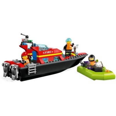 Конструктор LEGO® City Човен пожежної бригади (60373)
