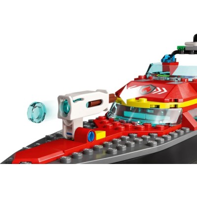 Конструктор LEGO® City Човен пожежної бригади (60373)