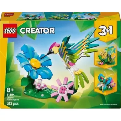 Конструктор LEGO® Creator Дикі тварини: барвистий колібрі (31384)