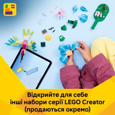 Конструктор LEGO® Creator Дикі тварини: барвистий колібрі (31384)