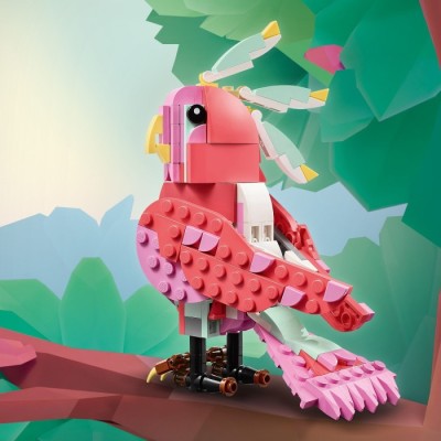Конструктор LEGO® Creator Дикі тварини: рожевий фламінго (31170)